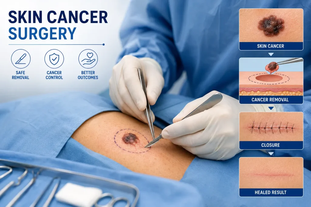 Skin cancer surgery
